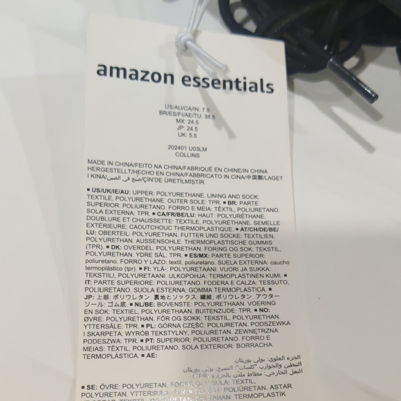 Amazon Essentials Black Combat Boots - Picture 3 of 9